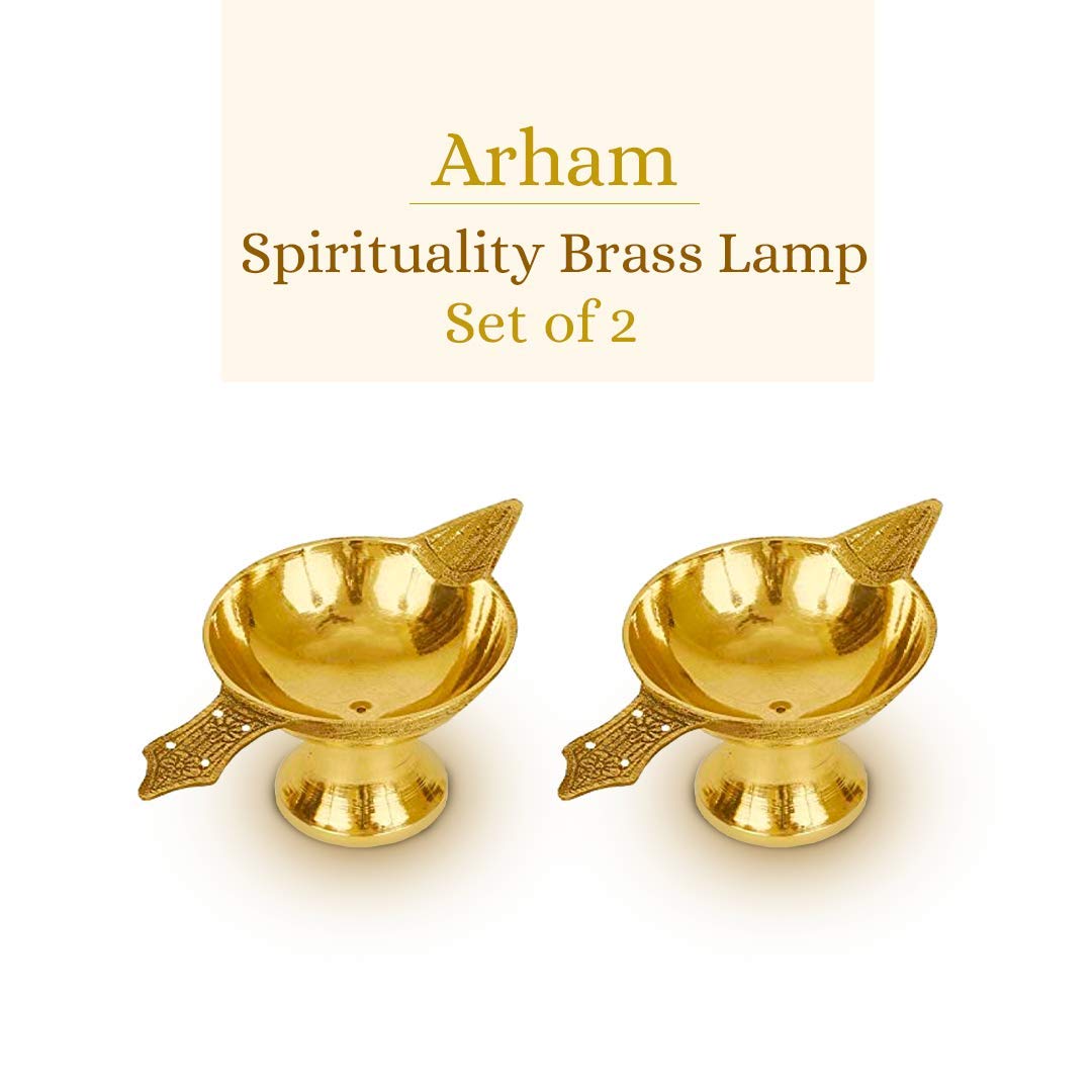 Arham Brass Diya (Set of 2)